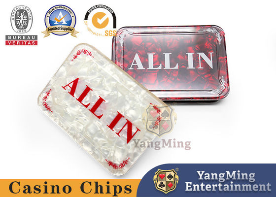 comprar Acrílico Cuadrado Todo en la Tarjeta de Posicionamiento Texas Hold'em Mesa de póquer Apuesta completa Introducción Fabricación en línea