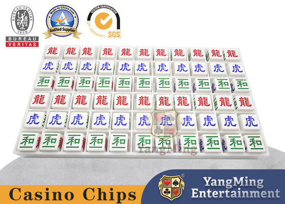 comprar ABS plástico Baccarat Dragón Tigre Digital tallado Bola de Rocío de póquer de mesa Juego de cuentas Fabricación en línea