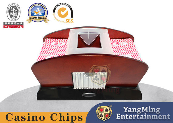 comprar Nuevo Barreador de cartas de póquer Baccarat Mesa Casino Batería de madera Barreador automático de cartas Fabricación en línea