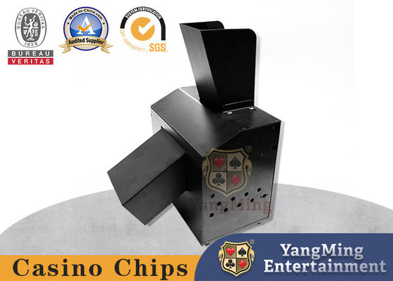 comprar Trituradora de mesa de casino específica para póquer, trituradora de alta velocidad totalmente automática de metal negro Fabricación en línea