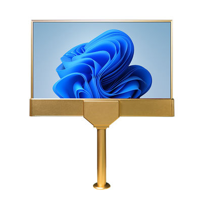 comprar Software ultra fino de la tabla del casino del bacará de 27 pulgadas con la pantalla de visualización echada a un lado doble en oro Fabricación en línea