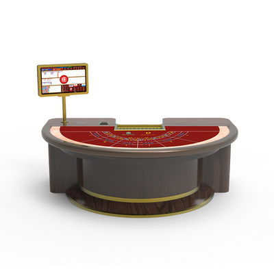 comprar Mesa de juego de Macao Baccarat Chip Rfid Sistema de casino Software de inducción Mesa de póquer Fabricación en línea