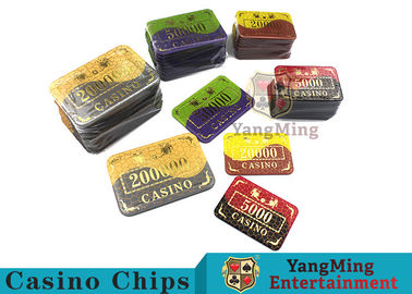 comprar Crystal Acrylic Casino Poker Chips con el triunfo que broncea 94 * 66m m Fabricación en línea