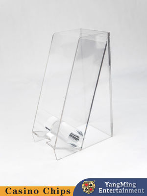 comprar 8 juegos de poseedor de cartas de póquer, caja de juegos de mesa de póquer de baccarat de acrílico totalmente transparente Fabricación en línea