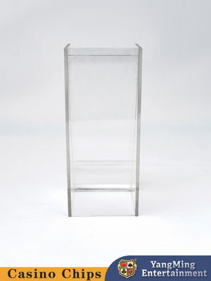 comprar Portador de tarjetas de basura de la mesa de póquer, totalmente transparente, con 8 pares de cajas de basura de tarjetas. Fabricación en línea