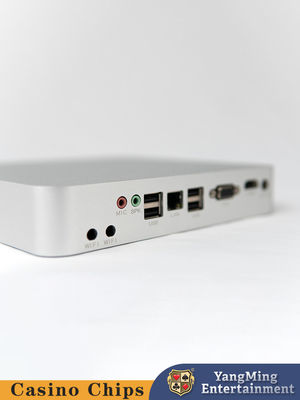 comprar Anfitrión de plata de acero inoxidable del sistema del juego del bacará de la tabla de Mini Computer Console Poker Casino Fabricación en línea
