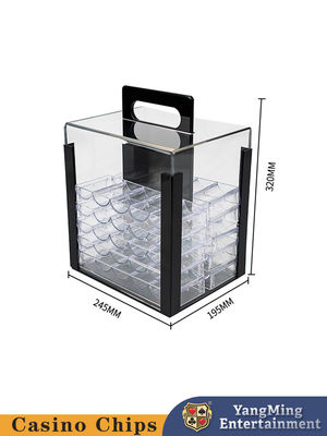 comprar 1000 grado Chips With Acrylic Display Case de cerámica del casino del SE 10g del póker de la voluta del Ct Fabricación en línea