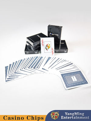 comprar Fabrica mayorista Casino de oro Revestido de la tarjeta de juego de plástico 100% Pvc de póquer de juego de cartas con dos colores Fabricación en línea