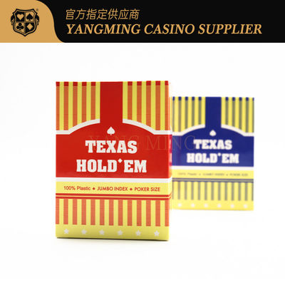 comprar Texas Impresión grande de plástico de cartas de juego caja de colores casino juego de entretenimiento de cartas de juego Fabricación en línea