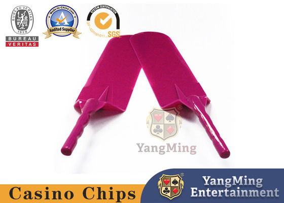 comprar Casino Poker Club Juego de cartas de marca pala de color rojo Acrílico de plástico fábrica accesorios personalizados de la mesa de juego Fabricación en línea