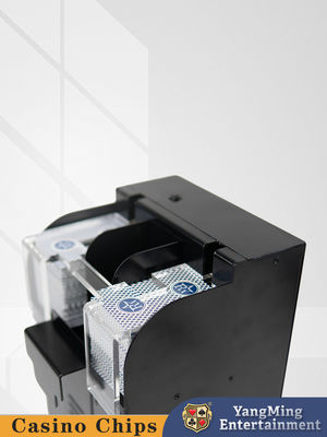 comprar Stock 8 Deck Black Metal Poker Shuffler Casino Baccarat Juego de mesa de póquer Shuffler Fabricación en línea