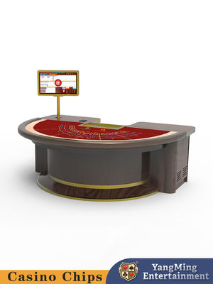 comprar Bolsa Deluxe Baccarat Tabla de Juegos de Apuestas Baccarat Medio Redondo Texas Hold'em Tabla de Póquer Fabricación en línea
