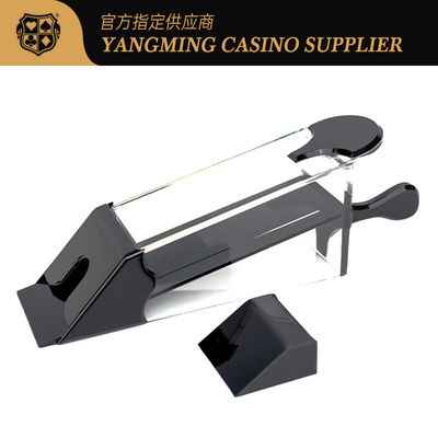 comprar Baccarat Texas Casino Mesa 8 pares de acrílico espeso Mesa de juego distribuidor con 3 colores Fabricación en línea