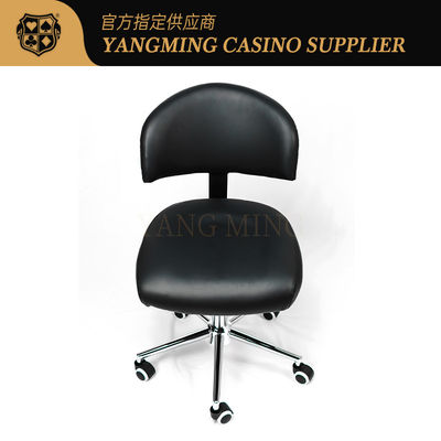 comprar Todos los Negros Casino Dealer silla de polea de metal se puede levantar y bajar Fabricación en línea