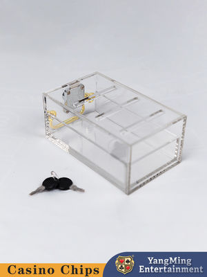 comprar Tenedor transparente lleno de 8 naipes de las cubiertas para los juegos de tarjetas del club del VIP con la caja del descarte de la cerradura Fabricación en línea