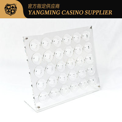 comprar Casino Acrílico Chips de póquer transparente Cuenta Mesa de juego Chips de plástico Porta ruleta Casino soporte personalizado Fabricación en línea
