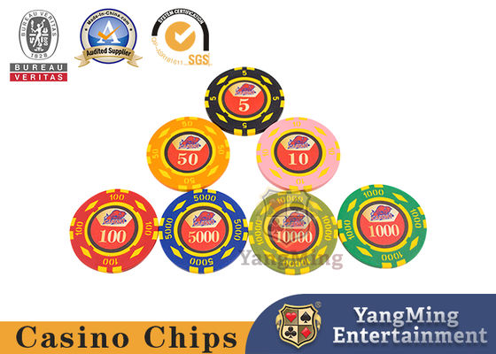comprar caso de aluminio de 10,000Pcs 11.5g Clay Poker Chip Sets With para los juegos de juego Fabricación en línea
