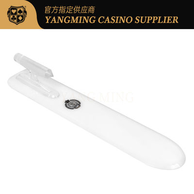 comprar Pala de póquer estándar de acrílico para casino, cuchara para cartas, accesorios para mesa de juego de póquer de club de casino Fabricación en línea