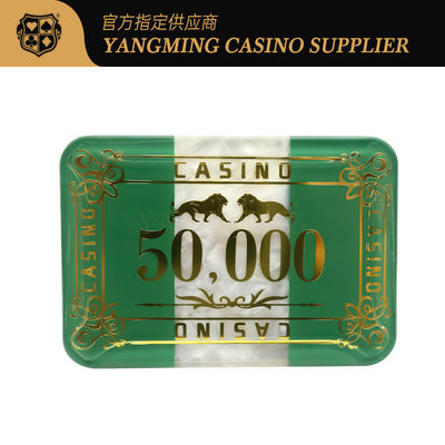 comprar Juego de 760 fichas acrílicas de póquer y baccarat de plástico cristalino Fabricación en línea