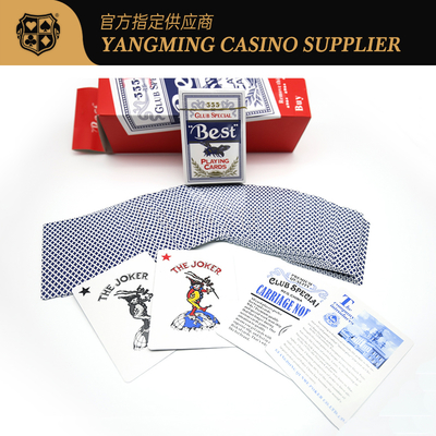 comprar Profesional Rojo Azul 280g Corazón Azul Tarjetas de póquer Texas Baccarat Club Tarjetas de juego de póquer Fabricación en línea