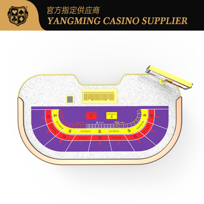 comprar Mesa de cartas de estilo casino de lujo 9 asientos Configuración de logotipo opcional Fabricación en línea