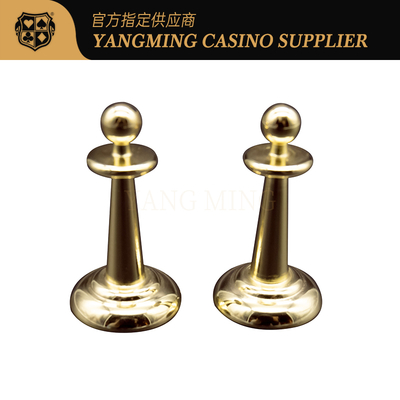 comprar Gold Electroplated Metal Betting Tokens for Casino Roulette Table Games Fabricación en línea