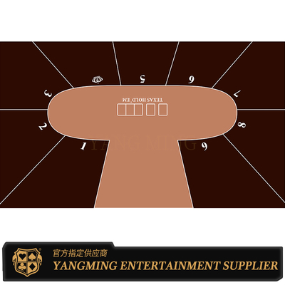 comprar Paño de mesa de juego de lujo para Texas Hold'Em, 9 jugadores, diseño impermeable y personalizable Fabricación en línea