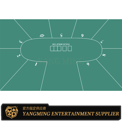 comprar Mantel de mesa de juego de póquer Texas Hold'Em de 9 jugadores, impermeable, diseño personalizado, suministro de fábrica Fabricación en línea