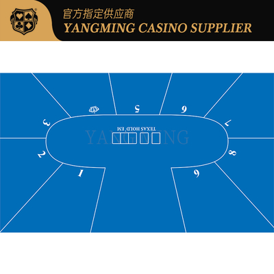 comprar Diseño de mantel de mesa de juego a prueba de agua para 9 jugadores de Texas Hold'em Fabricación en línea