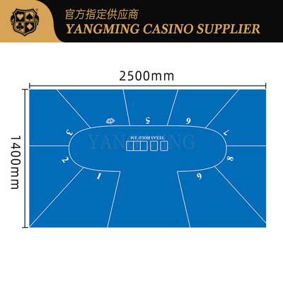 comprar 9-Player Poker Felt Table Cloth – Custom Texas Hold'em Surface Fabricación en línea