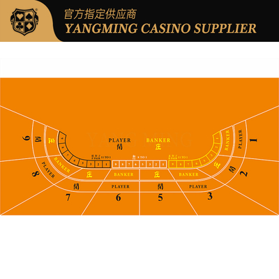 comprar Suministro de fábrica Baccarat 9 jugadores Juego de casino Tejilla de mesa Diseño de mesa personalizado Fabricación en línea