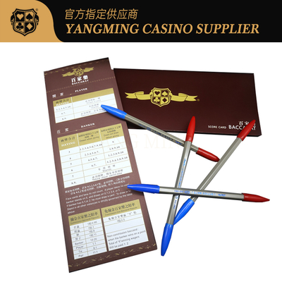 comprar Las nuevas 50 hojas personalizadas de la fabricación por libro de casino club de entretenimiento baccarat tarjetas de puntuación Fabricación en línea