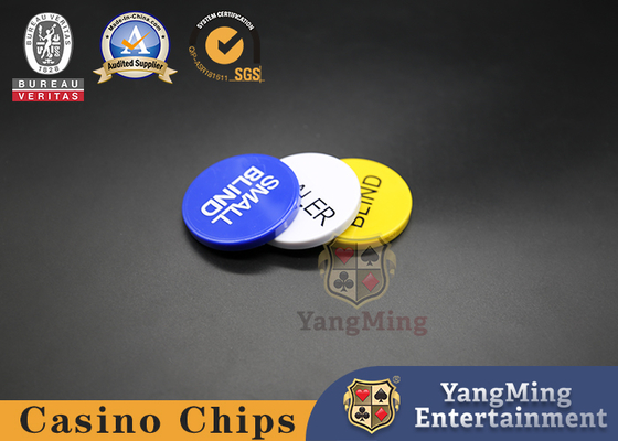comprar tabla ciega grande del casino del botón del distribuidor autorizado del club del Vip del póker de Tejas de los accesorios del juego del casino de 50*6m m pequeña dedicada Fabricación en línea