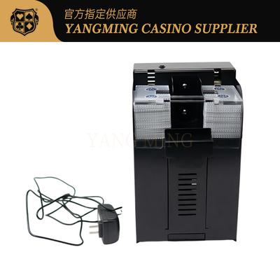 comprar Internacional Totalmente Automático 8 Deck Texas Hold'Em Shuffler Hecho de Hierro de Metal Negro Para Juego de Casino Fabricación en línea