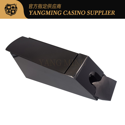 comprar Tarjeta profesional de juego del tenedor del póker del casino de acrílico de la cubierta del negro 1 - 8 de Hotsale que trata el zapato Fabricación en línea