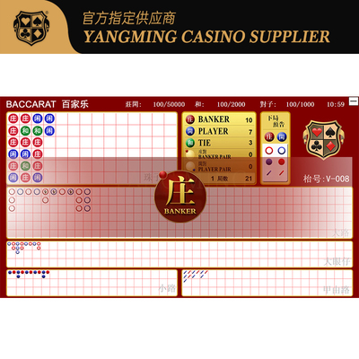 comprar Interfaz único del software del sistema de juego del bacará de la tabla del entretenimiento Fabricación en línea