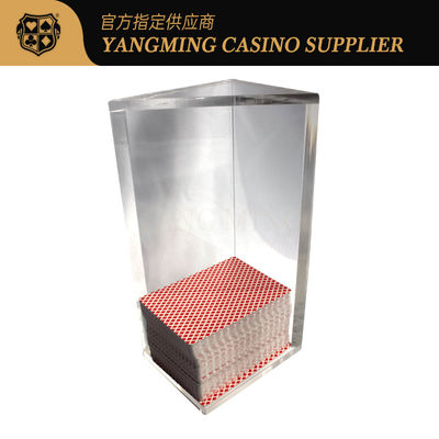 comprar Tenedor polaco lleno de acrílico del descarte del casino de 6 cubiertas para la veintiuna Fabricación en línea