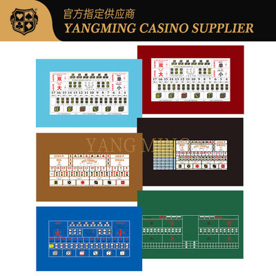 comprar Customizable Casino Sic Bo Tablecloth Durable 100% Polyester Fabric For Sic Bo Casino Tables Fabricación en línea