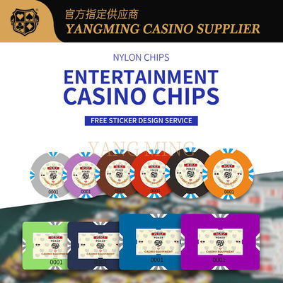comprar Customizable Nylon Casino Chips – Durable Poker & Gaming Tokens For Casino Game Fabricación en línea