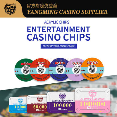 comprar Factory Customized Acrylic Poker Chips Designed For Casino Baccarat Games Fabricación en línea