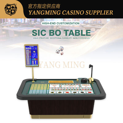 comprar Customizable Sic Bo Table – Premium Casino-Grade Dice Game Table For Sale Fabricación en línea