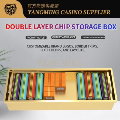 comprar bandeja de fichas de metal personalizable bandeja de almacenamiento de fichas de casino de alta calidad para juego de casino Fabricación en línea