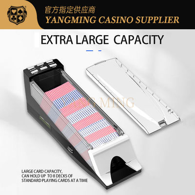 comprar Casino Gambling Automatic Transparent 8 Deck Card Playing Cards Shoes Card Dealer Shoes Fabricación en línea