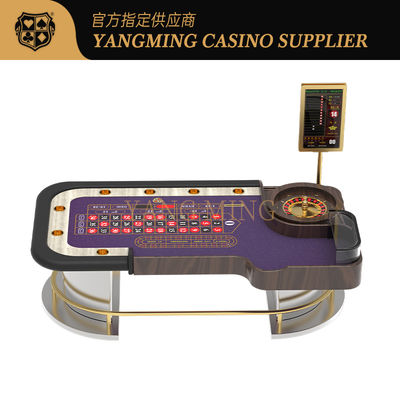 comprar Professional-Grade Custom Roulette Table Luxury Solid Wood Casino Gaming Table Fabricación en línea