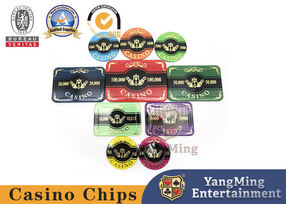 comprar póker superior de acrílico Chip Set For Entertainment del casino que broncea 760pcs Fabricación en línea