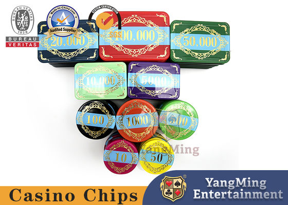 comprar Chips de póquer rectangulares duraderos de peso ligero con chips de casino RFID con número de RFID Fabricación en línea