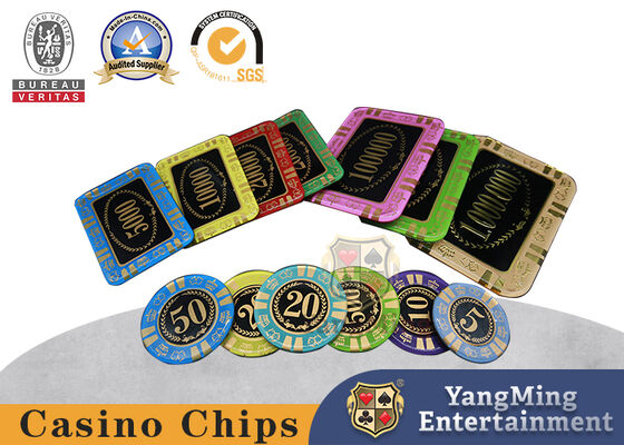 comprar Anti - falsificación de Crystal Poker Chips/del póker rectangular Chips For Casino Fabricación en línea