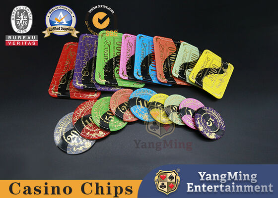 comprar Crystal Acrylic Casino Poker Chips con el triunfo que broncea 94 * 66m m Fabricación en línea