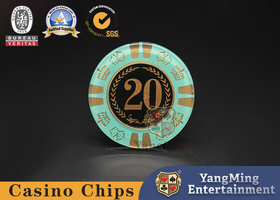 comprar Chips de póquer de anti-falsificación Chips de casino de cristal para juegos de apuestas de casino dedicados Fabricación en línea