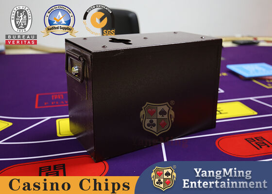 comprar Luxo dedicado de hierro caja de contenedor de efectivo/tanque de bombeo de agua de los juegos de mesa de póquer de casino Fabricación en línea